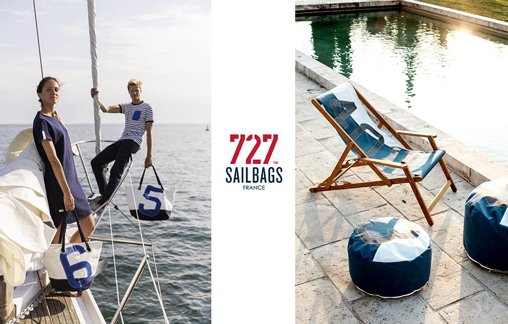 727 Sailbags Des collections inspirées par la mer en voiles 100% recyclées magazine cChic Suisse