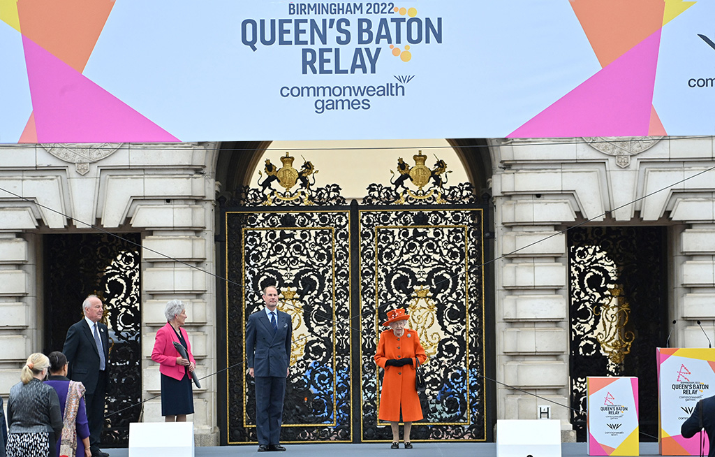 Her Majesty the Queen launches the 16th official Queen’s Baton Relay for the Birmingham 2022 Commonwealth Games 