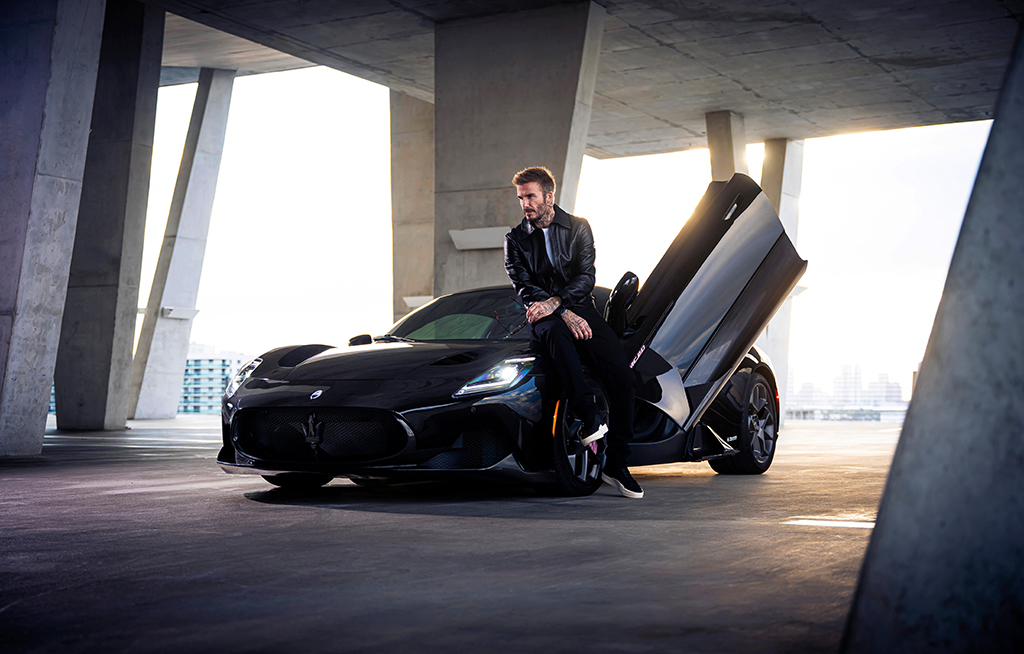 Maserati trifft David Beckham MC20 Fuoriserie