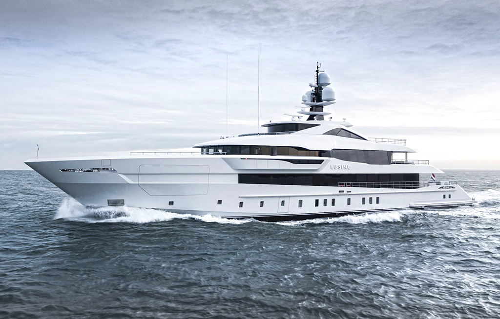 Heesen delivers 60-metre full-custom MY Lusine YN 19360 - previously known as Project Falcon magazine cChic Suisse