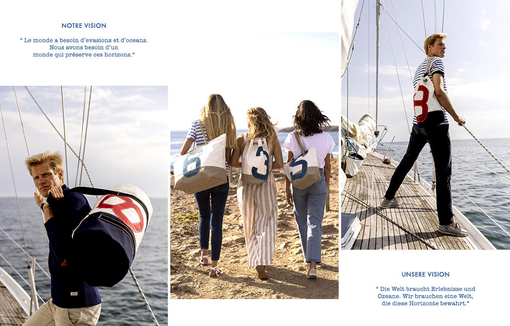 Des collections inspirées par la mer en voiles 100% recyclées - 727 Sailbags - cChic Magazine Suisse