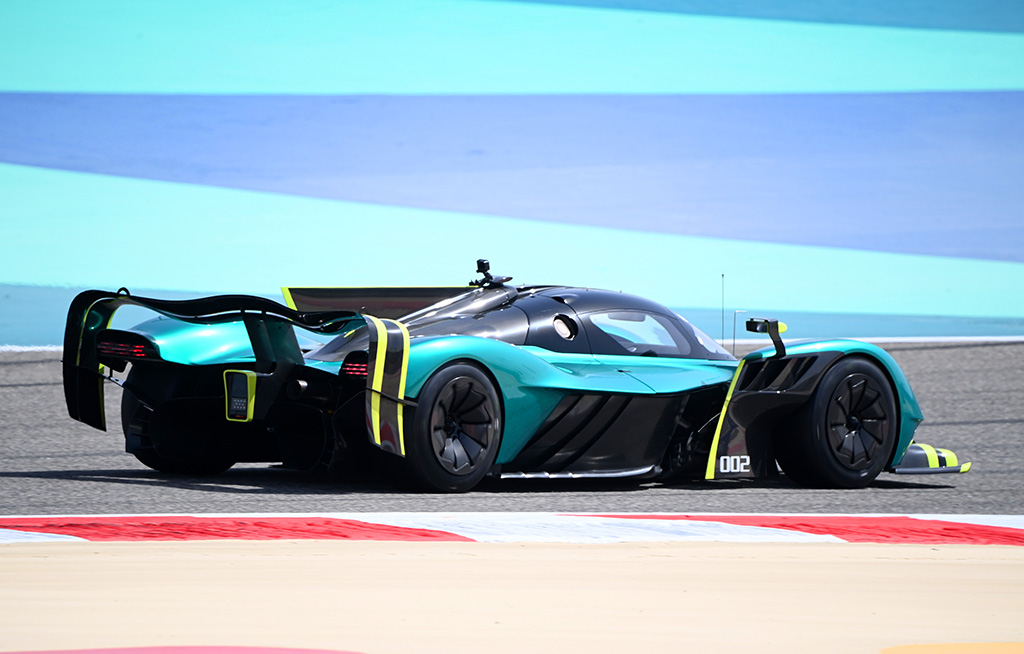 Aston Martin Valkyrie AMR Pro revs up the crowd at Bahrain Grand Prix