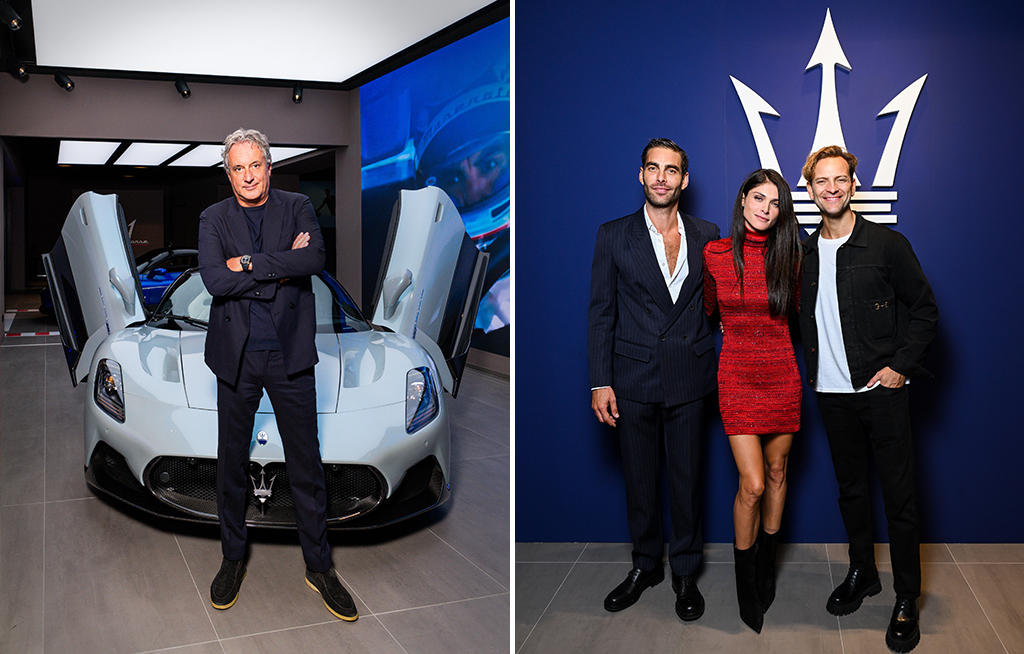 MASERATI festliche Eröffnung des neuen Maserati-Stores in Mailand