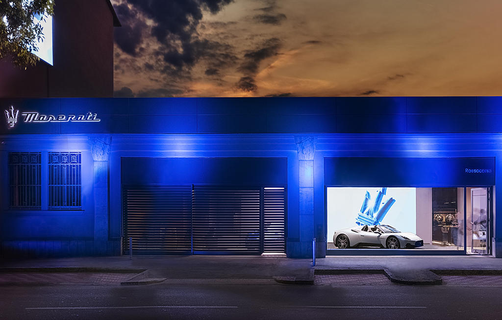 MASERATI festliche Eröffnung des neuen Maserati-Stores in Mailand