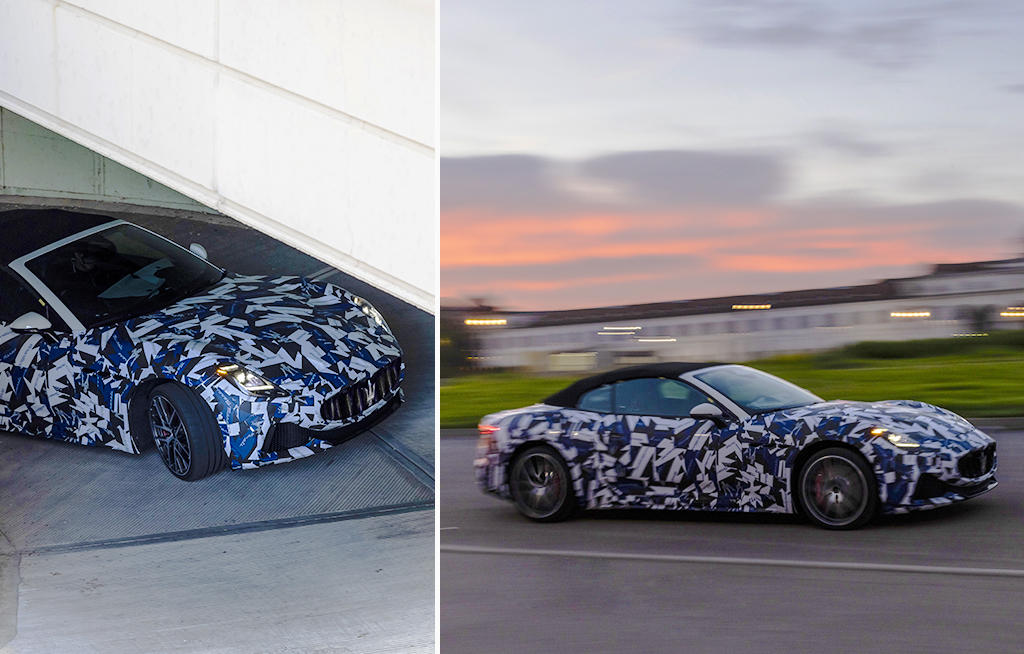MASERATI Les premières images du nouveau prototype Maserati GranCabrio