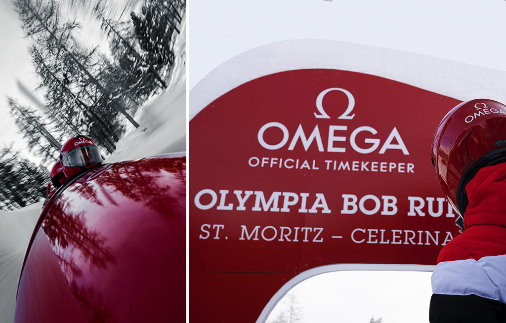 Omega Official Timekeeper - Bobsport
