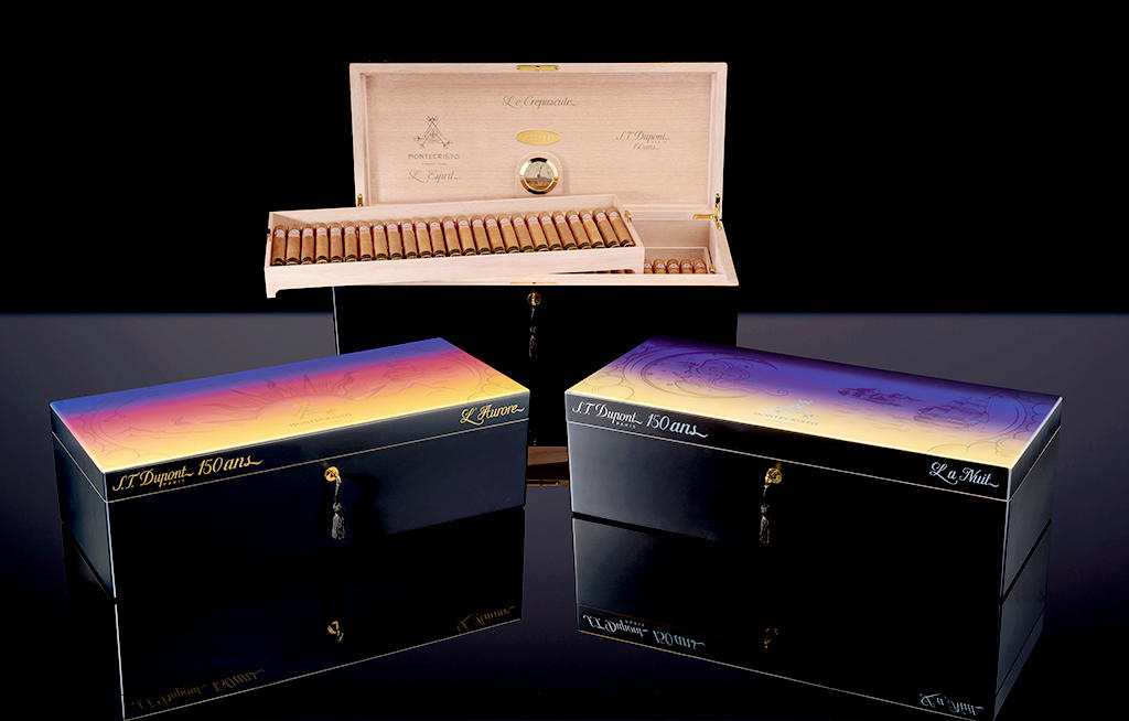 Habanos - presented in Switzerland, in a world premiere, the Montecristo l'Esprit x s.t. Dupont Collection