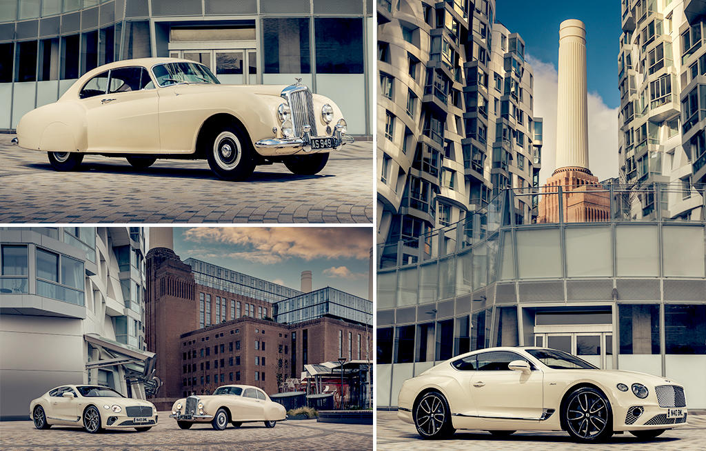 Bentley  70. Jahrestag eines berühmten historischen Fahrzeugs wird mit einer modernen Interpretation gefeiert
