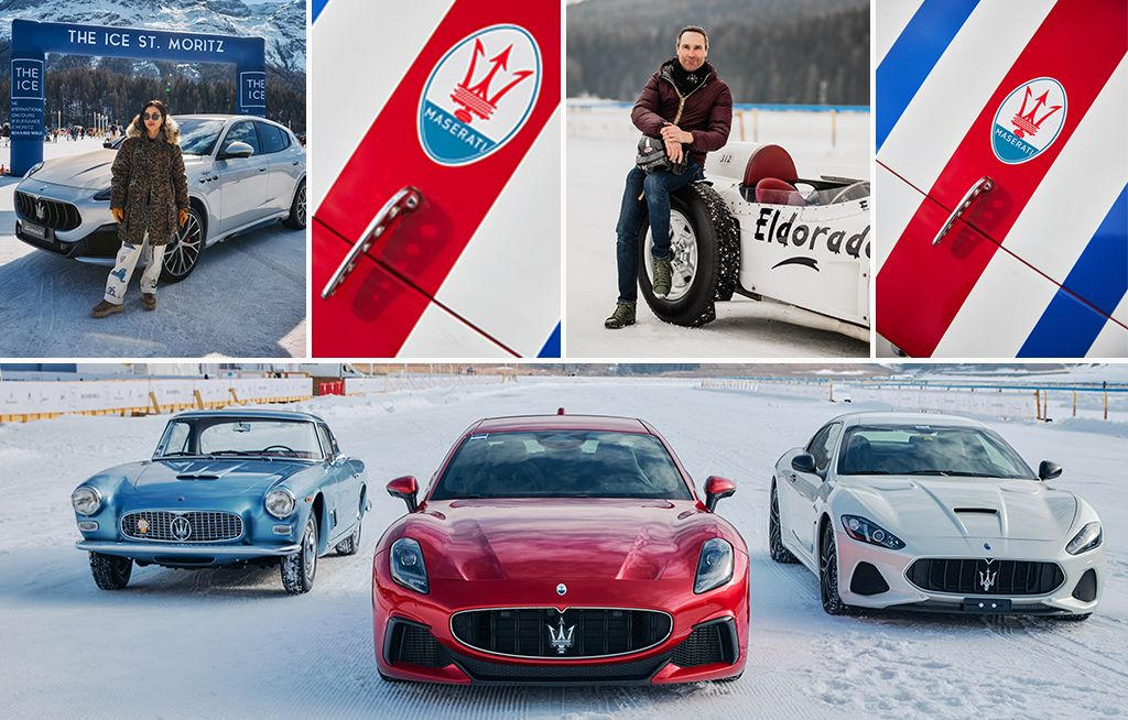 Maserati - reine d’élégance sur le lac gelé de Saint-Moritz
