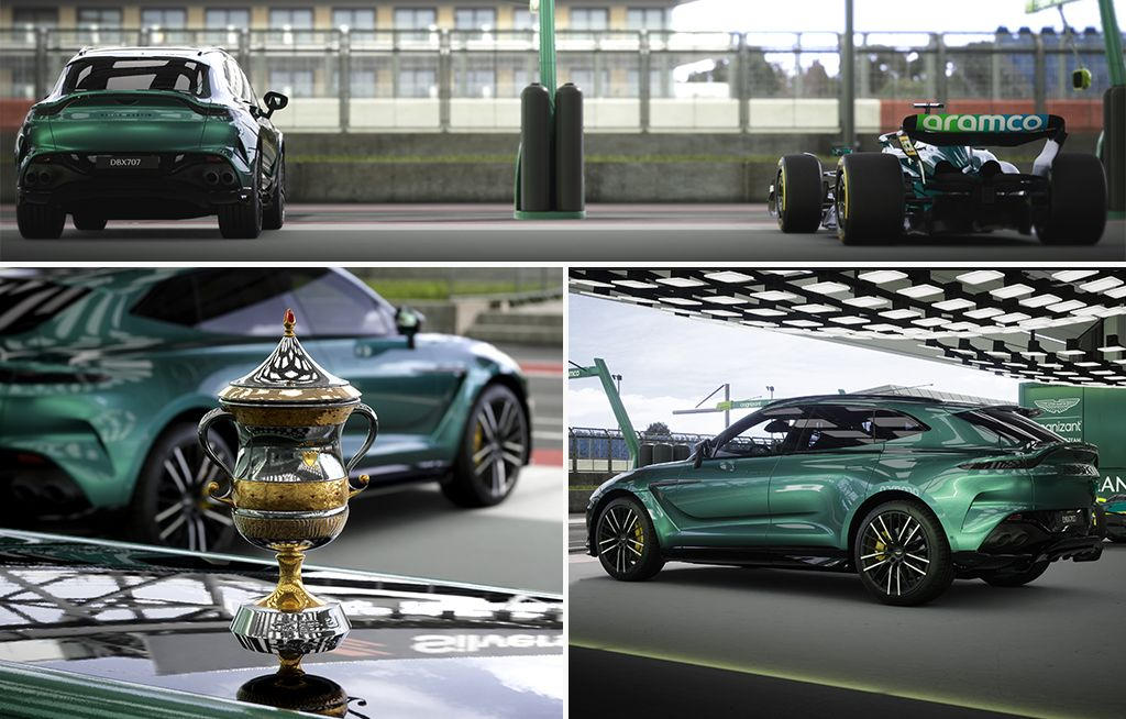 Aston Martin - welcomes customers and fans inside its Formula 1 ® pit garage to spec their dream car