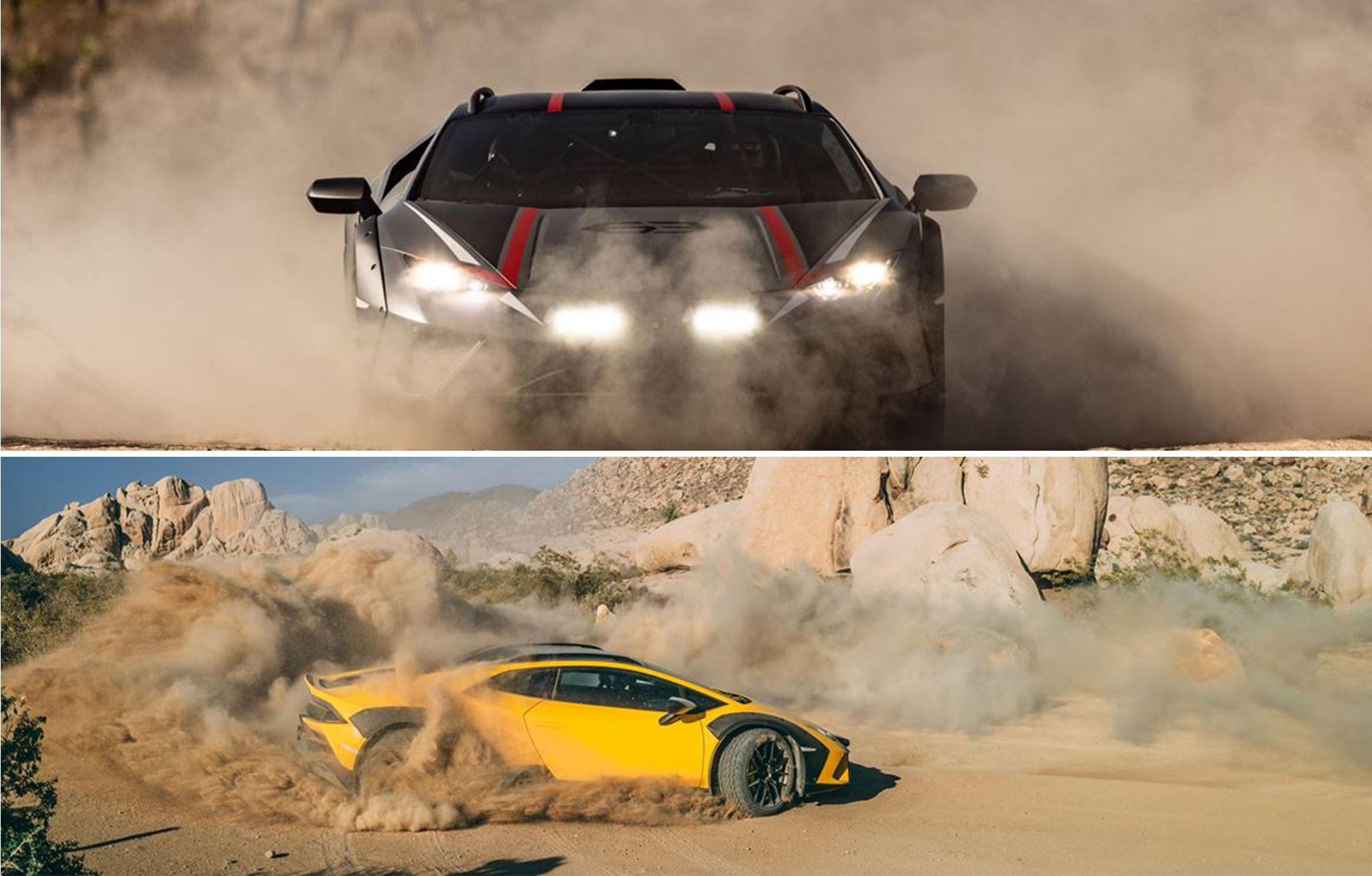 cChic Magazine Suisse - Lamborghini Huracán Sterrato - California Drifting
