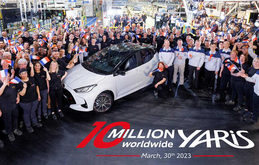 Kleines Genie mit grosser Wirkung Toyota Yaris erreicht mit weltweit 10 Millionen verkauften Fahrzeugen neuen Meilenstein