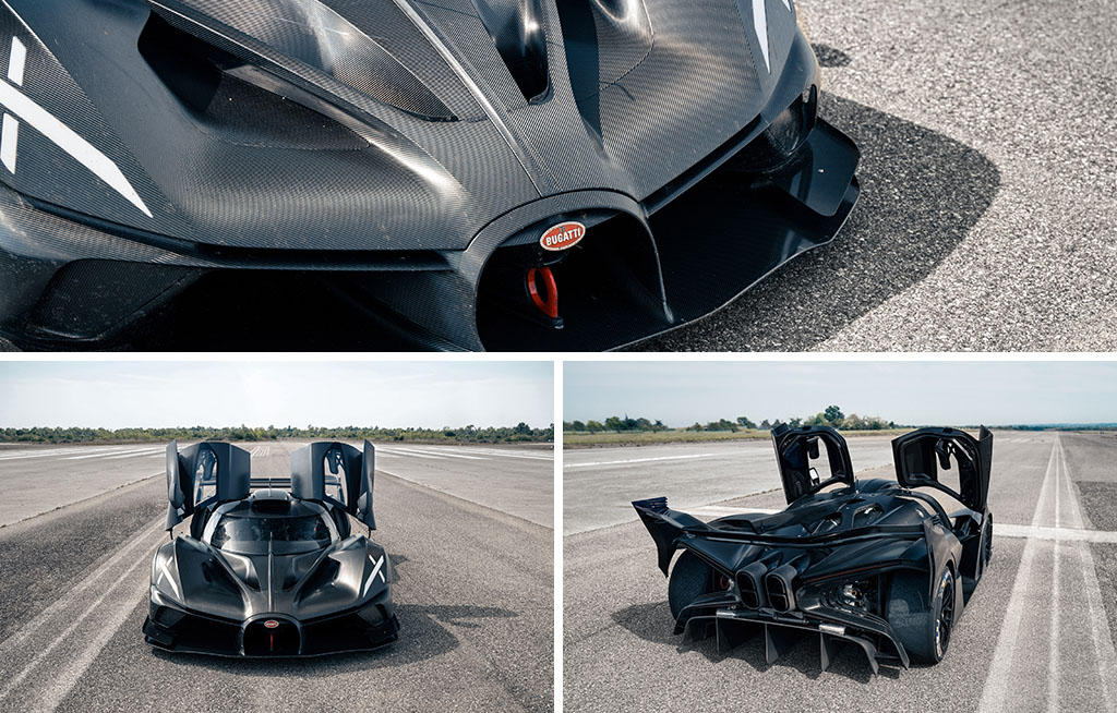 sur circuit pour perfectionner son aérodynamisme haute performance - La Bugatti Bolide repousse ses limites - cChic Magazine Suisse