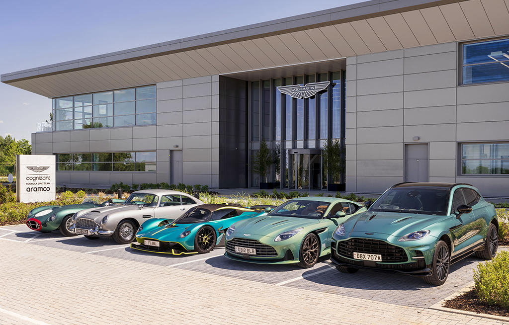 110 Aston Martins take to the British Grand Prix - in celebration of iconic brand’s 110th anniversary