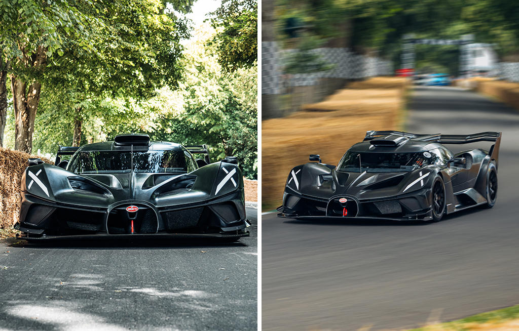 La Bugatti Bolide - fait vibrer les spectateurs au Goodwood Festival of Speed 2023