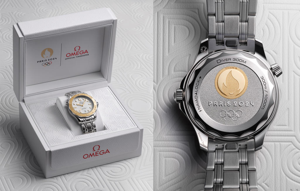 New OMEGA Watch Marks - One Year To The Olympic Games Paris 2024 - cChic Magazine Suisse