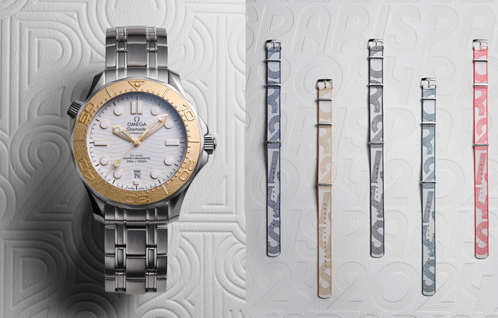 New OMEGA Watch Marks - One Year To The Olympic Games Paris 2024