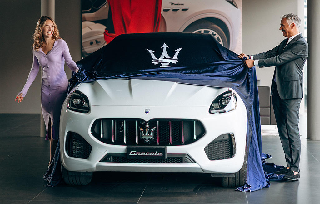 est la nouvelle ambassadrice de la marque Binelli Group Maserati Zurich - Manuela Frey - cChic Magazine Suisse