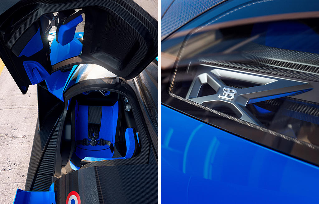 conçue selon les normes de sécurité les plus élevées - La Bugatti Bolide
