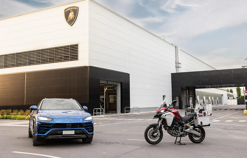 Lamborghini and Ducati together in the name of road safety (3)