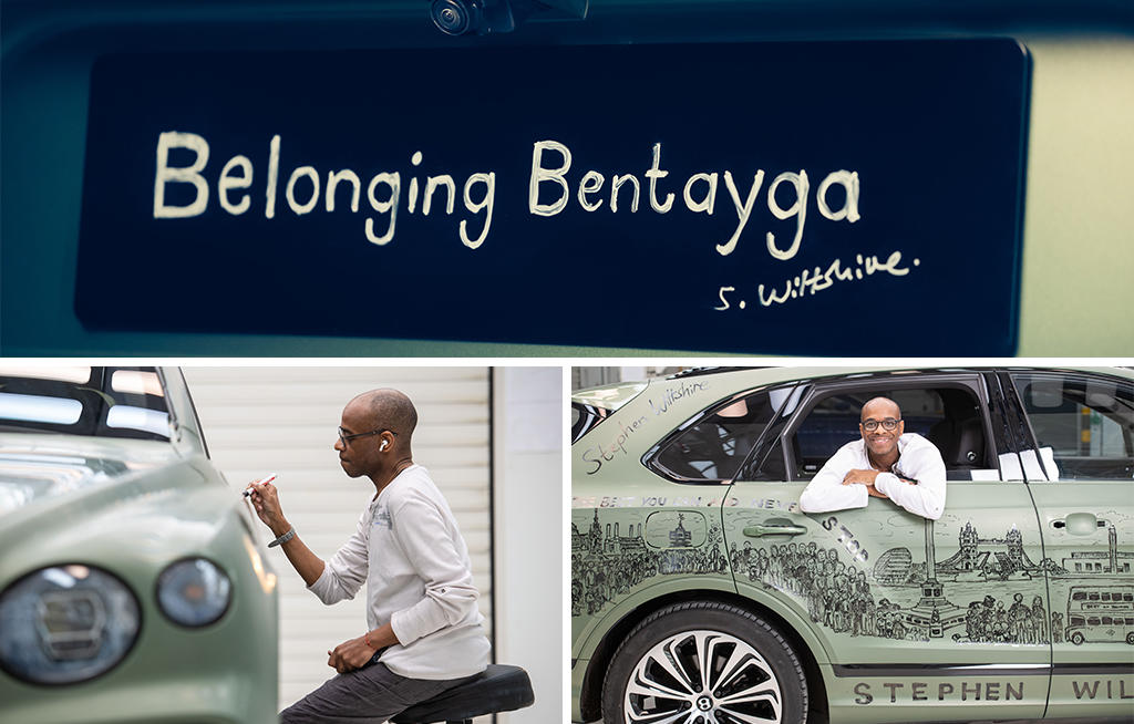 Bentley unveils the ‘Belonging Bentayga’ painted by Stephen Wiltshire celebrating inclusion