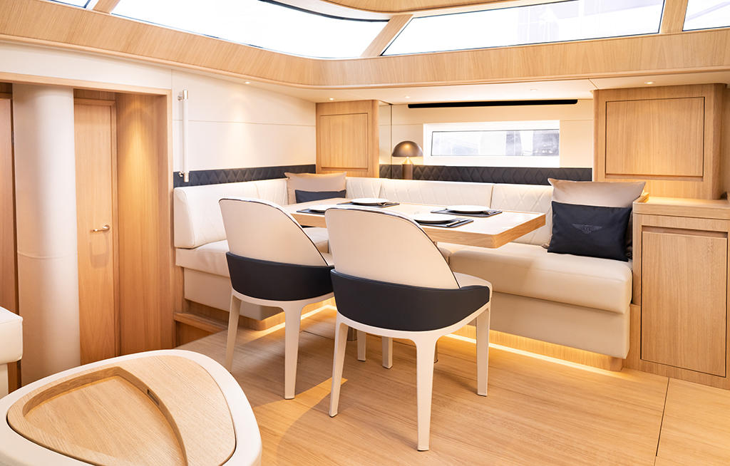 Creates bespoke interior for contest yachts new contest 67cs luxury sailing cruiser - Bentley