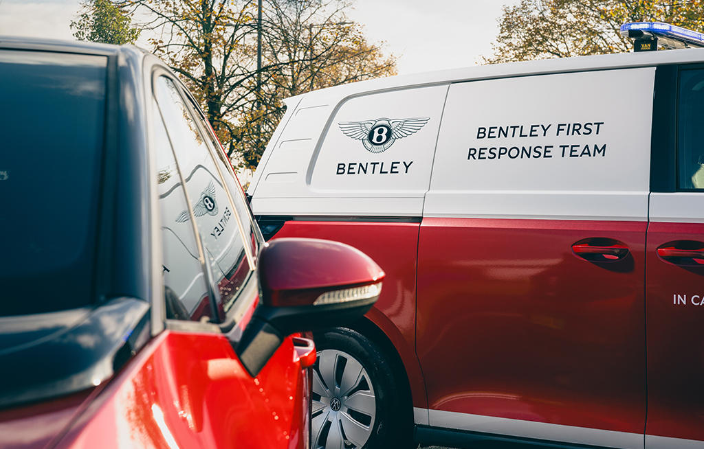 first fully electric first response team vehicles at its Crewe site - Bentley Motors introduces - cChic Magazine Suisse