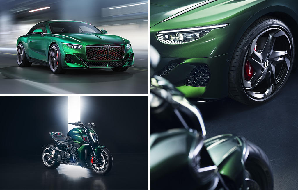 Ducati Diavel for Bentley Exklusivität, Performance und Handwerkskunst
