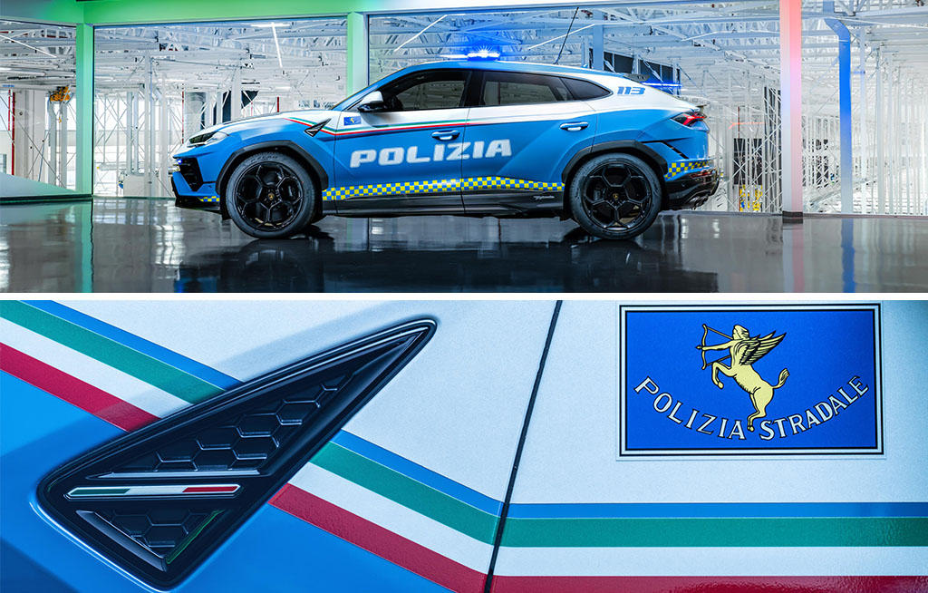 enters into service with the Italian State Police - Lamborghini Urus Performante