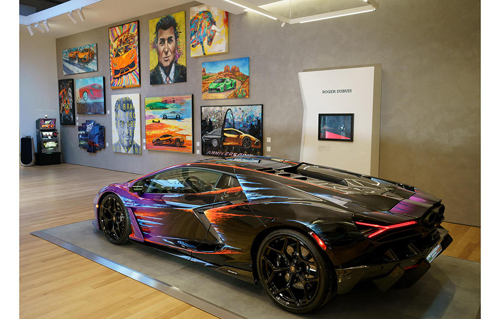 presents 'Lamborghini: 60 Years of Artistry in Motion' - Lamborghini Lounge NYC 