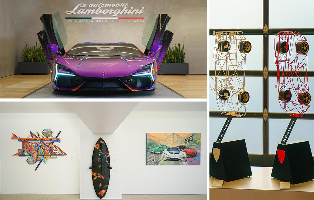 cChic Magazine Suisse - Lamborghini Lounge NYC  - presents 'Lamborghini: 60 Years of Artistry in Motion'