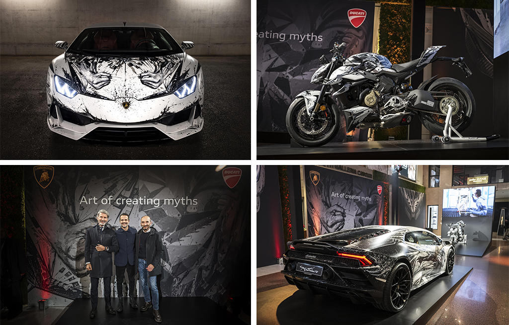 Automobili Lamborghini and Ducati join to celebrate the art of Paolo Troilo