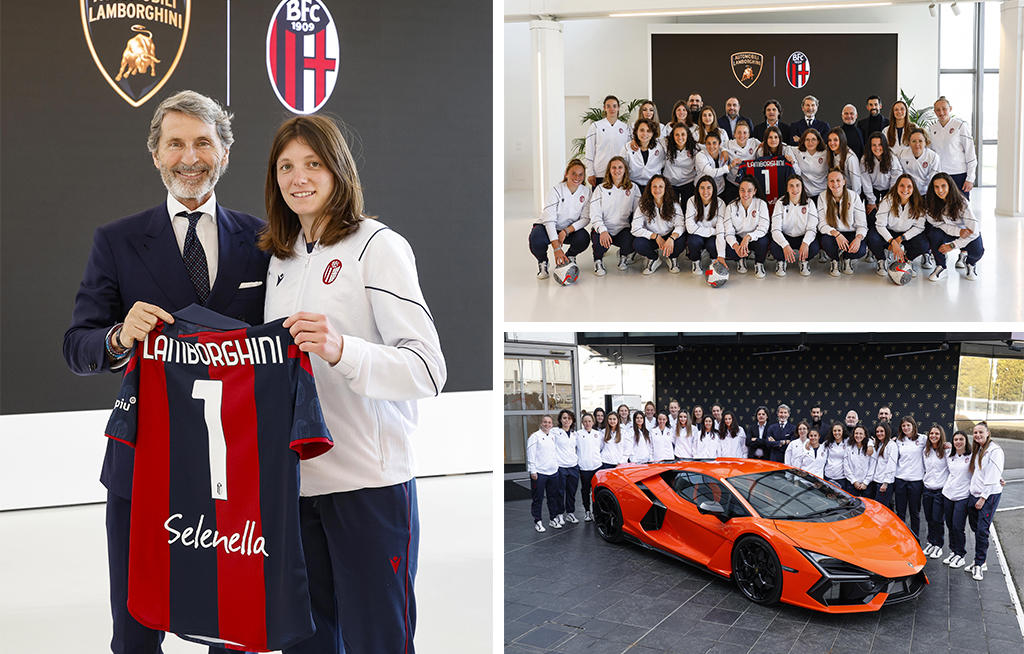 Automobili Lamborghini and Bologna Women’s football team in partnership until 2025