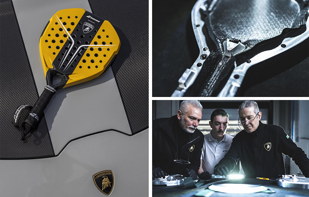 collaborate in padel racquet project - Automobili Lamborghini and Babolat - cChic Magazine Suisse