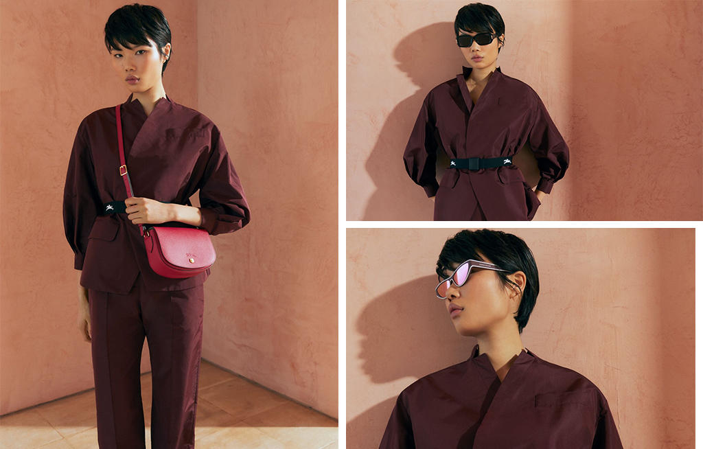 La veste Kimono - Longchamp Team Spirit Automne-Hiver 2024 - cChic Magazine - Prestige luxe culture art de vivre