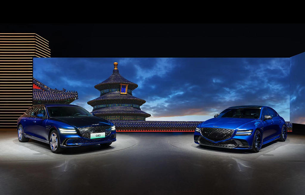 Presentazione di una doppia Anteprima Mondiale della Genesis restyling della Electrified G80 E G80 Magma Concept ad Auto China 2024 (3)