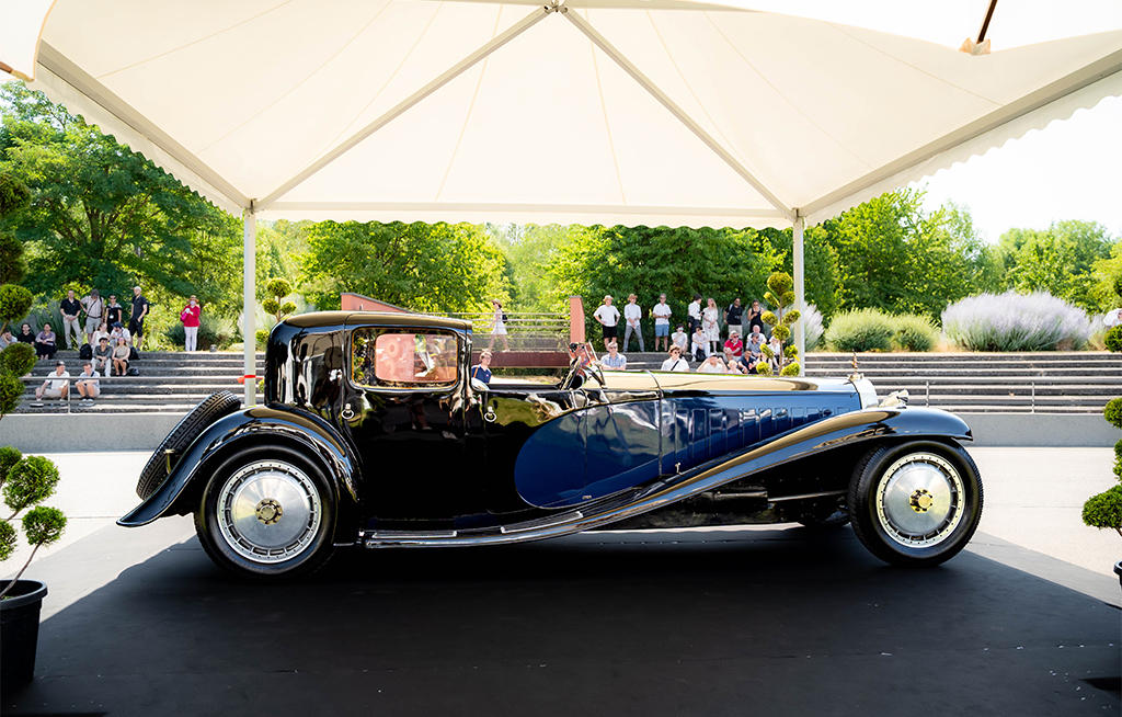 Bugatti entre passé et présent - l’histoire de Bugatti à l'honneur lors de la première édition du concours d'élégance international Schlumpf